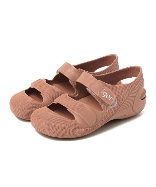 こども ビームス（コドモビームス）の「igor / BONDI SOLID サンダル 22（16.5～21cm）（サンダル・キッズ・レッド系その他4/インディゴブルー/ブラウン系その他3/グレー/オフホワイト/ピンク・22cm/17cm/18cm/20cm/21cm/16.5cm/18.5cm/20.5cm）」の6枚目の写真