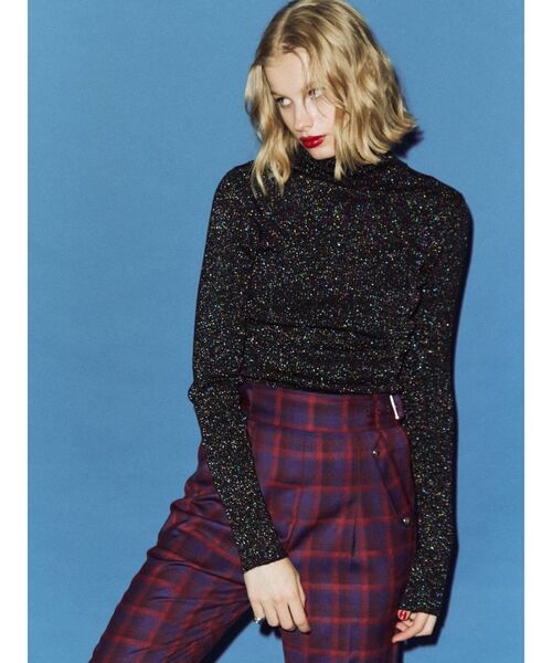 jouetie（ジュエティ）の「ベーシックカラータートル（ニット/セーター・レディース・ブラック/パープル/レッド/ピンク/イエロー/ブルー/グリーン/アイボリー/ベビーピンク/ライトピンク・MEDIUM）」の22枚目の写真