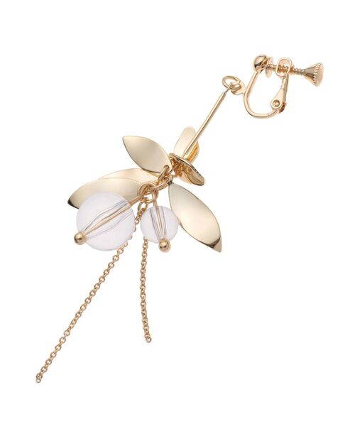 MERCURYDUO（マーキュリーデュオ）の「リーフフォールイヤリング（イヤリング・レディース・ゴールド/シルバー・FREE）」の4枚目の写真