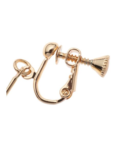 MERCURYDUO（マーキュリーデュオ）の「リーフフォールイヤリング（イヤリング・レディース・ゴールド/シルバー・FREE）」の5枚目の写真