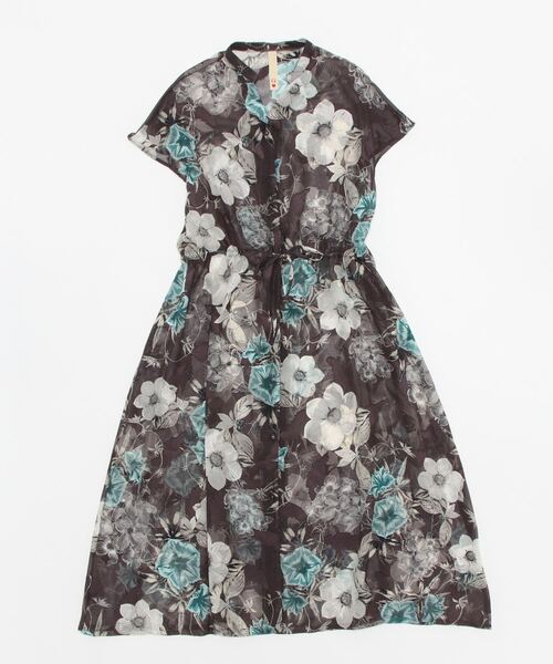 Q(キュー)の「2wayスキッパ―エアリーワンピース(ワンピース・レディース・ブラック系その他/ブルー系その他・MEDIUM)」の3枚目の写真