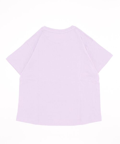 Lugnoncure（ルノンキュール）の「らくがきプリントTシャツ（Tシャツ/カットソー・レディース・グレー/オフホワイト/ラベンダー・ﾌﾘ-）」の4枚目の写真