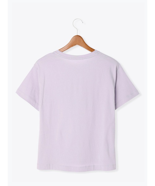 Lugnoncure（ルノンキュール）の「らくがきプリントTシャツ（Tシャツ/カットソー・レディース・グレー/オフホワイト/ラベンダー・ﾌﾘ-）」の7枚目の写真