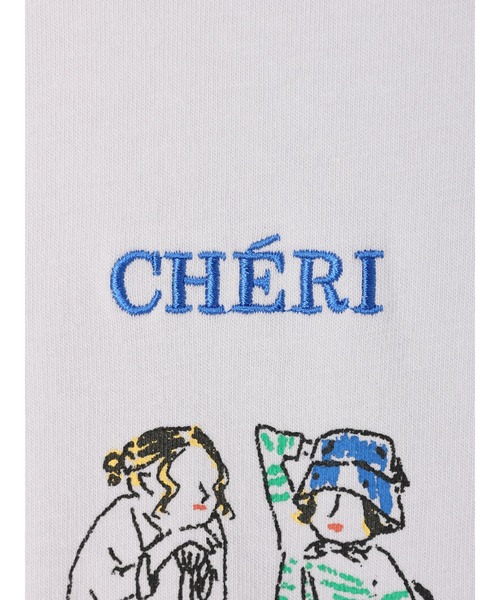 Lugnoncure（ルノンキュール）の「らくがきプリントTシャツ（Tシャツ/カットソー・レディース・グレー/オフホワイト/ラベンダー・ﾌﾘ-）」の12枚目の写真