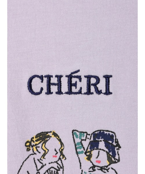 Lugnoncure（ルノンキュール）の「らくがきプリントTシャツ（Tシャツ/カットソー・レディース・グレー/オフホワイト/ラベンダー・ﾌﾘ-）」の13枚目の写真