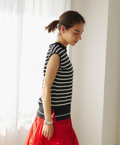 ＜EMMELREFINES＞EMHWクルーネックノースリーブニット