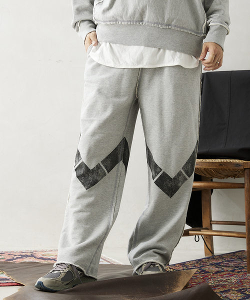 JOURNAL STANDARD relume(ジャーナルスタンダード レリューム)の「《WEB限定》ARMY スウェットパンツ "V"(スウェットパンツ・メンズ・ブラック/グレー・MEDIUM/LARGE)」の6枚目の写真