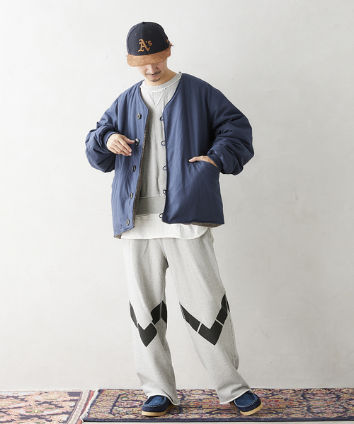 JOURNAL STANDARD relume(ジャーナルスタンダード レリューム)の「《WEB限定》ARMY スウェットパンツ "V"(スウェットパンツ・メンズ・ブラック/グレー・MEDIUM/LARGE)」の8枚目の写真