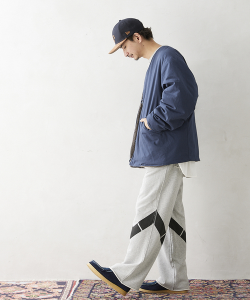 JOURNAL STANDARD relume(ジャーナルスタンダード レリューム)の「《WEB限定》ARMY スウェットパンツ "V"(スウェットパンツ・メンズ・ブラック/グレー・MEDIUM/LARGE)」の9枚目の写真