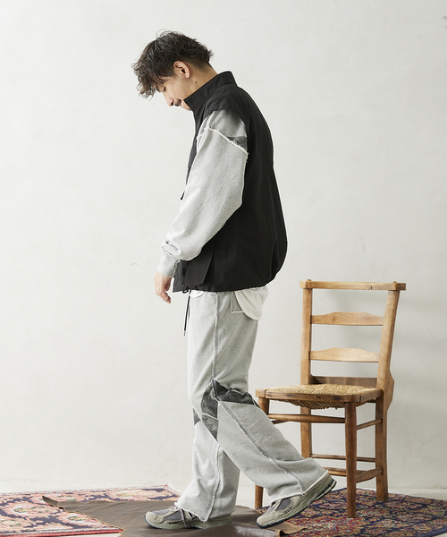 JOURNAL STANDARD relume(ジャーナルスタンダード レリューム)の「《WEB限定》ARMY スウェットパンツ "V"(スウェットパンツ・メンズ・ブラック/グレー・MEDIUM/LARGE)」の12枚目の写真