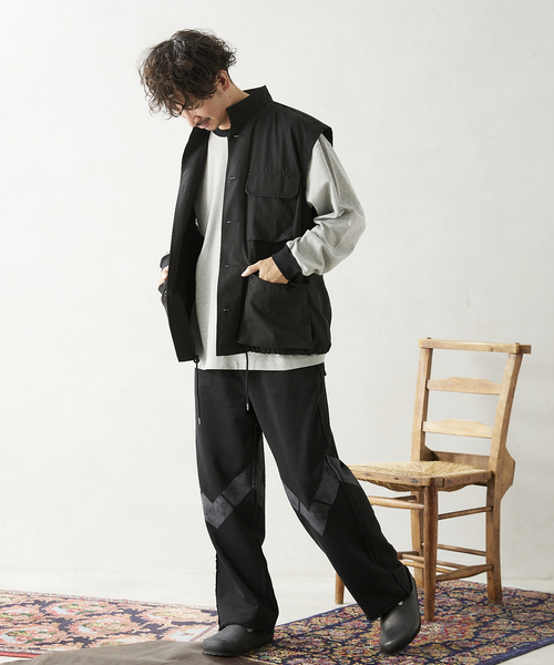 JOURNAL STANDARD relume(ジャーナルスタンダード レリューム)の「《WEB限定》ARMY スウェットパンツ "V"(スウェットパンツ・メンズ・ブラック/グレー・MEDIUM/LARGE)」の14枚目の写真