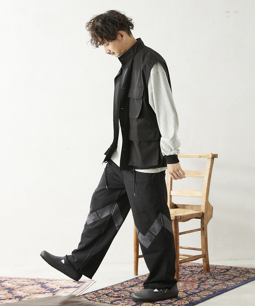 JOURNAL STANDARD relume(ジャーナルスタンダード レリューム)の「《WEB限定》ARMY スウェットパンツ "V"(スウェットパンツ・メンズ・ブラック/グレー・MEDIUM/LARGE)」の15枚目の写真