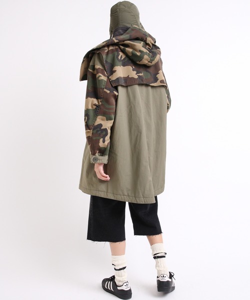 RNA（アールエヌエー）の「E4867 BIGイヤーフラップキャップ（キャップ・レディース・ブラック/カーキ/オレンジ・FREE）」の14枚目の写真