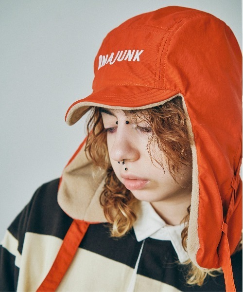 RNA（アールエヌエー）の「E4867 BIGイヤーフラップキャップ（キャップ・レディース・ブラック/カーキ/オレンジ・FREE）」の18枚目の写真