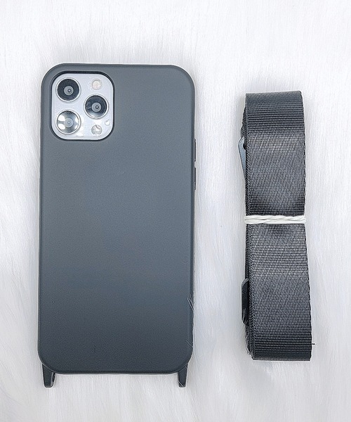 セール】ネックストラップ付 シリコンiPhoneケース カバー