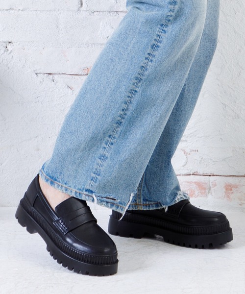 attagirl（アタガール）の「厚底ローファー（ローファー・レディース・ブラック/アイボリー/ブラック系その他・LL/S/M/L）」の12枚目の写真