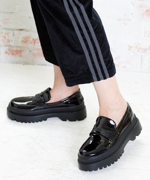 attagirl（アタガール）の「厚底ローファー（ローファー・レディース・ブラック/アイボリー/ブラック系その他・LL/S/M/L）」の16枚目の写真