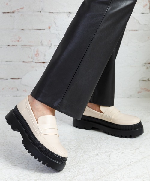 attagirl（アタガール）の「厚底ローファー（ローファー・レディース・ブラック/アイボリー/ブラック系その他・LL/S/M/L）」の8枚目の写真