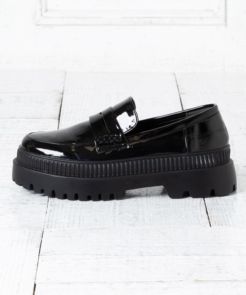 attagirl（アタガール）の「厚底ローファー（ローファー・レディース・ブラック/アイボリー/ブラック系その他・LL/S/M/L）」の5枚目の写真