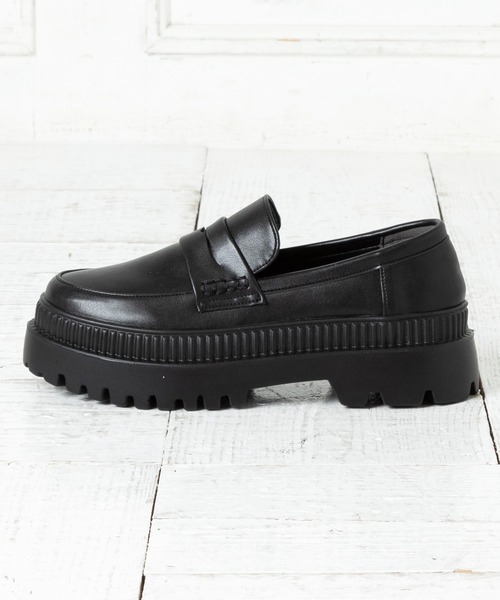 attagirl（アタガール）の「厚底ローファー（ローファー・レディース・ブラック/アイボリー/ブラック系その他・LL/S/M/L）」の15枚目の写真