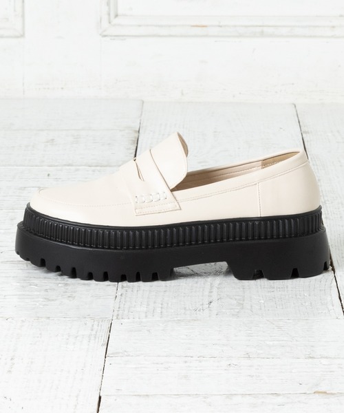 attagirl（アタガール）の「厚底ローファー（ローファー・レディース・ブラック/アイボリー/ブラック系その他・LL/S/M/L）」の9枚目の写真