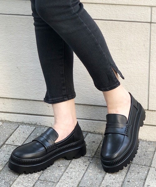 attagirl（アタガール）の「厚底ローファー（ローファー・レディース・ブラック/アイボリー/ブラック系その他・LL/S/M/L）」の19枚目の写真