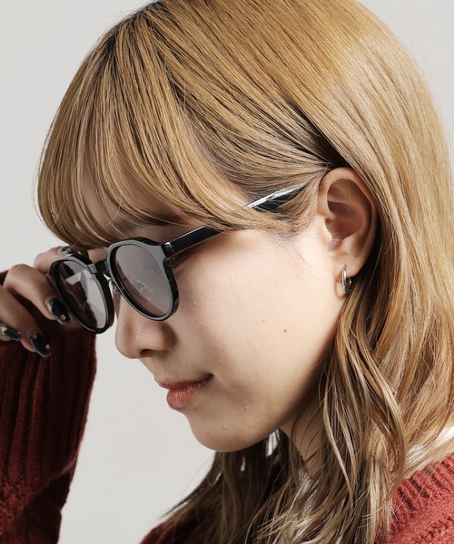 NOEYEDIA(ノーアイディア)の「no eyedia/ノーアイディア fashion glass ボストン型サングラス カラーレンズ(サングラス・メンズ・ブラック/グレー/ブラウン/ブラック系その他/ブラック系その他2/グレー系その他/イエロー系その他/ブラウン系その他・FREE)」の17枚目の写真