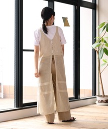 メッシュニットキャミワンピース　２ＷＡＹ