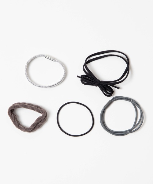 WEGO（ウィゴー）の「WEGO/【5点セット】マルチゴム（ヘアゴム・レディース・ブルー/ピンク/ブラック・FREE）」の7枚目の写真