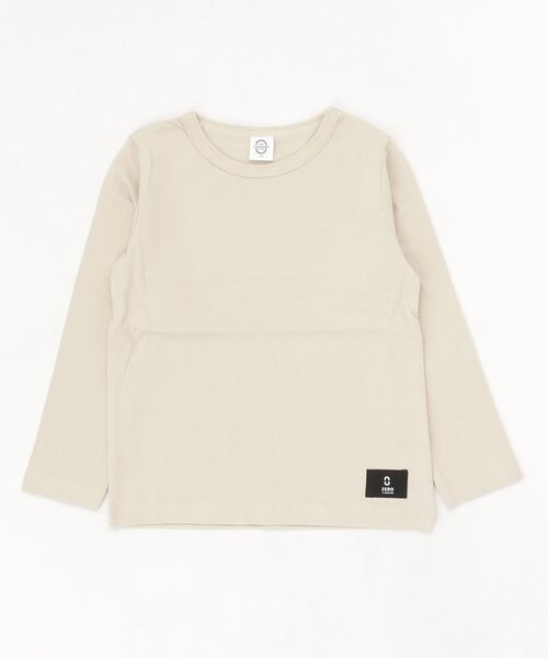 ZERO standerd（ゼロスタンダード）の「ZERO Standard/ゼロスタンダード ロングTシャツ（Tシャツ/カットソー・キッズ・チャコールグレー/ブラック/オフホワイト/カーキ/グリーン/アイボリー・110cm/150cm/120cm/130cm/160cm/140cm）」の5枚目の写真