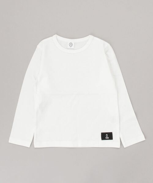ZERO standerd（ゼロスタンダード）の「ZERO Standard/ゼロスタンダード ロングTシャツ（Tシャツ/カットソー・キッズ・チャコールグレー/ブラック/オフホワイト/カーキ/グリーン/アイボリー・110cm/150cm/120cm/130cm/160cm/140cm）」の2枚目の写真