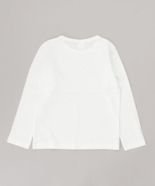 ZERO standerd（ゼロスタンダード）の「ZERO Standard/ゼロスタンダード ロングTシャツ（Tシャツ/カットソー・キッズ・チャコールグレー/ブラック/オフホワイト/カーキ/グリーン/アイボリー・110cm/150cm/120cm/130cm/160cm/140cm）」の7枚目の写真