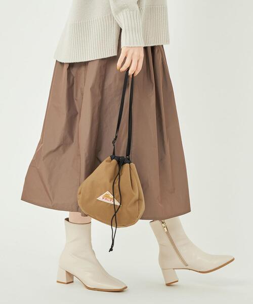 KELTY（ケルティ）の「【WEB限定】＜ KELTY ＞ リバーシブル 巾着 ショルダー バッグ（ショルダーバッグ・レディース・ブラック/モカ・FREE）」の2枚目の写真