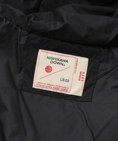 ナノ・ユニバース LB.03/西川ダウン/ボリュームドロストダウン　Iサイズ Amazon | ナノ・ユニバース(nano・universe) LB.03/西川ダウン(R