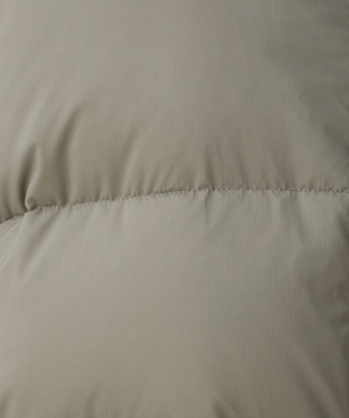 NANO universe（ナノユニバース）の「LB.03/西川ダウン(R)/ボリュームドロストダウン（ダウンジャケット/コート・レディース・ブラック/ライトカーキ・Ⅰ/Ⅱ）」の14枚目の写真