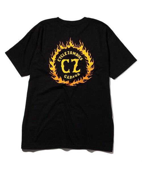 サイクルゾンビーズ cycle zombiesフレイムス ロンt サイクルゾンビーズロングスリーブ Tシャツ,サーマル通販