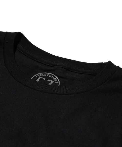 FREAK'S STORE(フリークスストア)の「CYCLE ZOMBIES/サイクルゾンビーズ FLAMEBOY Standard S/S(Tシャツ/カットソー・メンズ・ホワイト/ブラック・MEDIUM/LARGE/X-LARGE)」の9枚目の写真