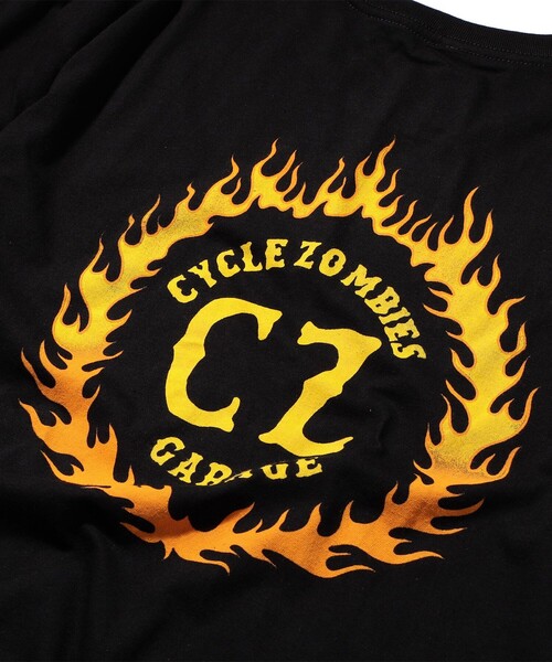 サイクルゾンビーズ cycle zombiesフレイムス ロンt 楽天市場】ロンT ロングスリーブTシャツ Cycle Zombies サイクル