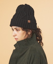 【RUBEN/ルーベン】CABLE BORE WATCHCAP/ケーブル裏ボアフリースワッチキャップ