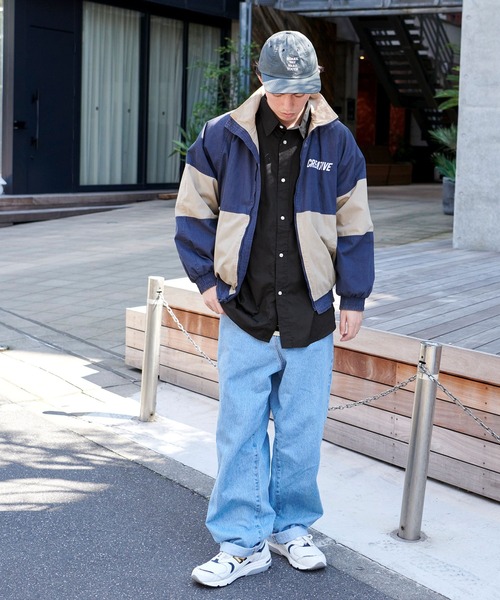 BARK MANHATTAN（バークマンハッタン）の「ビッグシルエットブロードL/Sレギュラーカラーシャツ（シャツ/ブラウス・メンズ・ブルー系/ブルー/ブラック/ホワイト/グレー系・M/L）」の19枚目の写真