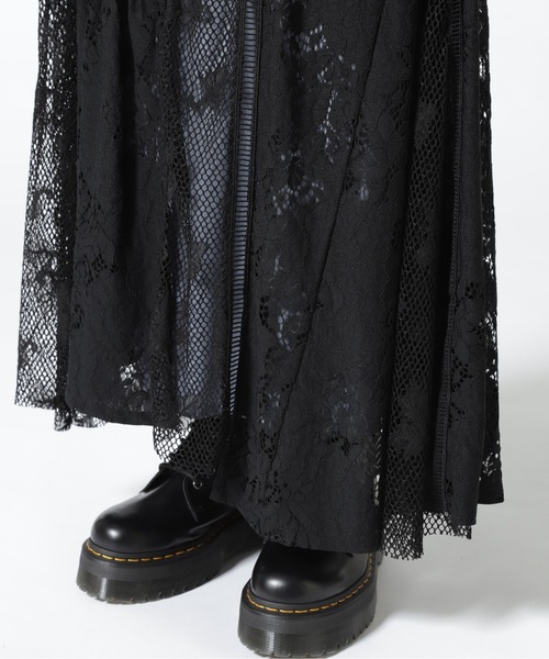 AULA AILA（アウラアイラ）の「AULA AILA/アウラアイラ/別注ＭＩＸレーススカート（スカート・レディース・ブラック・0/1）」の15枚目の写真