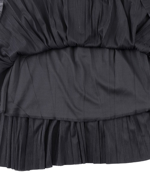 Figments（フィグメンツ）の「メタリックプリーツロングスカート（スカート・レディース・ブラック/シルバー・FREE）」の13枚目の写真