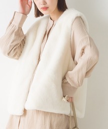 OMNES | フェイクエコファーベーシックベスト(ベスト)