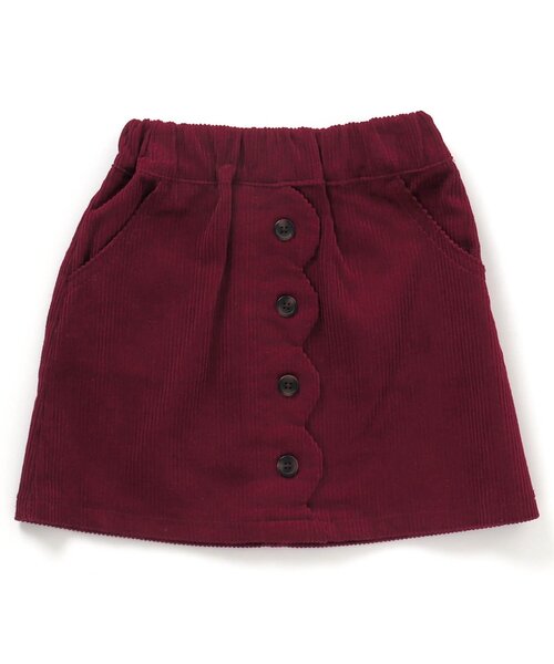 apres les cours(アプレレクール)の「スカラップスカート(スカート・キッズ・エンジ/ベージュ/インディゴブルー・120/100/130/80/110/90)」の10枚目の写真