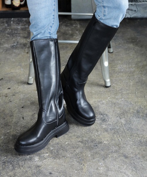 SESTO(セスト)の「ボリュームソールロングブーツ(ブーツ・レディース・ブラック・LL/S/M/L)」の7枚目の写真