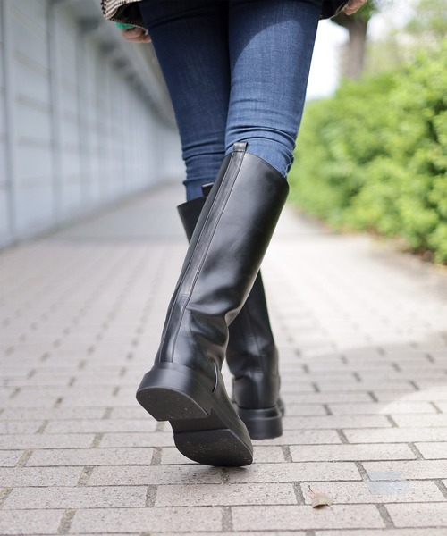 SESTO(セスト)の「ボリュームソールロングブーツ(ブーツ・レディース・ブラック・LL/S/M/L)」の5枚目の写真