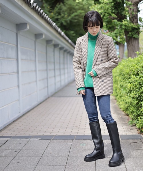 SESTO(セスト)の「ボリュームソールロングブーツ(ブーツ・レディース・ブラック・LL/S/M/L)」の21枚目の写真