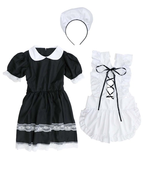 OSYAREVO（オシャレボ）の「コスプレ レース×フリル メイド服