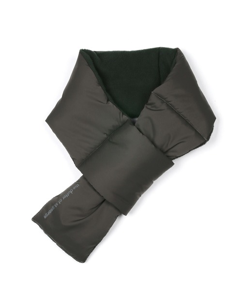 The DUFFER of ST.GEORGE(ザダファーオブセントジョージ)の「PADDING MUFF:中綿マフラー(マフラー・メンズ・ブラック/グレー/ネイビー・F)」の4枚目の写真