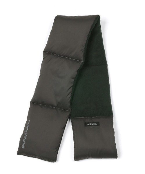 The DUFFER of ST.GEORGE(ザダファーオブセントジョージ)の「PADDING MUFF:中綿マフラー(マフラー・メンズ・ブラック/グレー/ネイビー・F)」の5枚目の写真